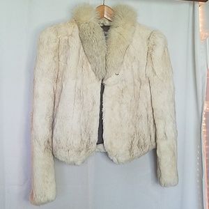 Vintage Womens Rabbit Fur Coat 1960's